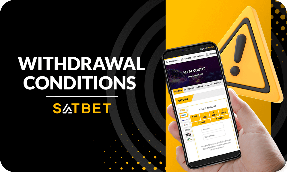 Withdrawal Conditions on Satbet