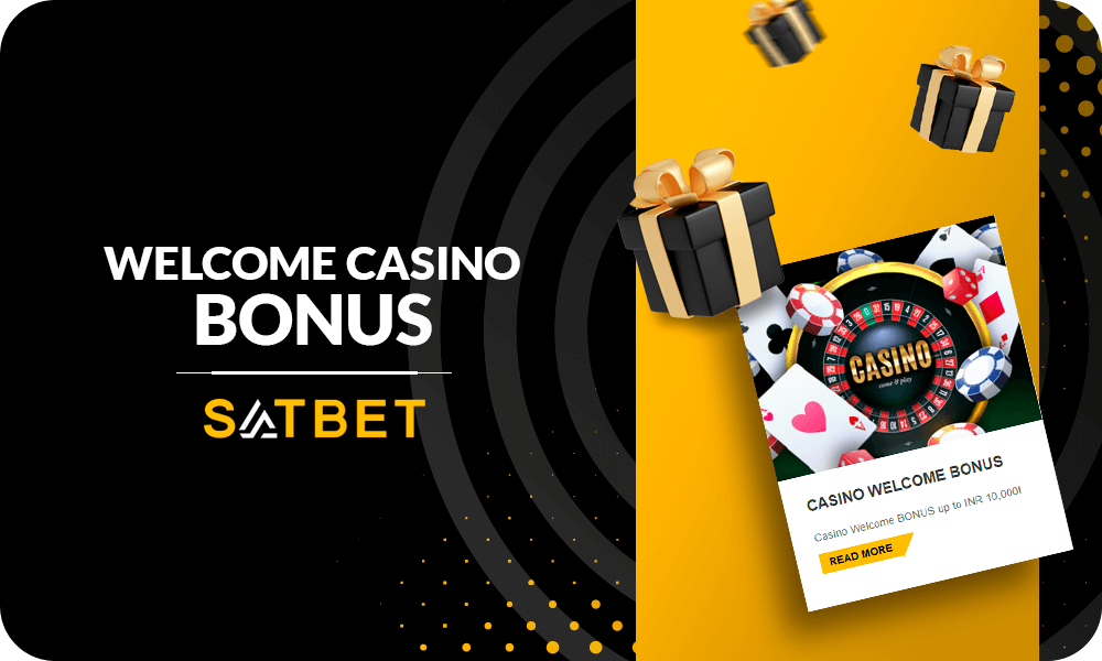 Welcome casino bonus at Satbet