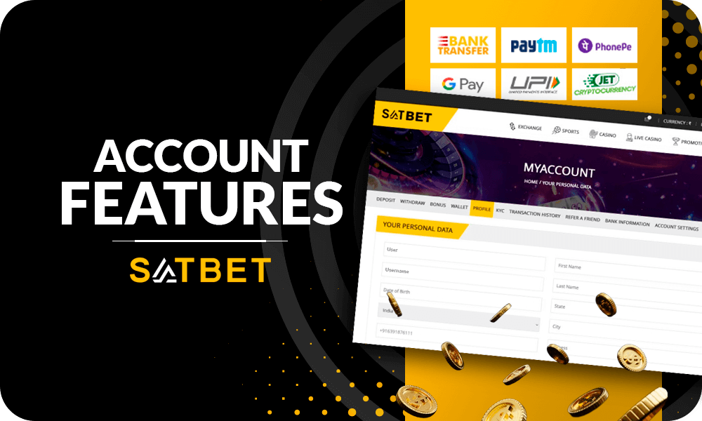 Features of a Satbet account