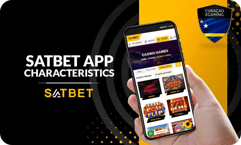 Satbet mobile characteristics