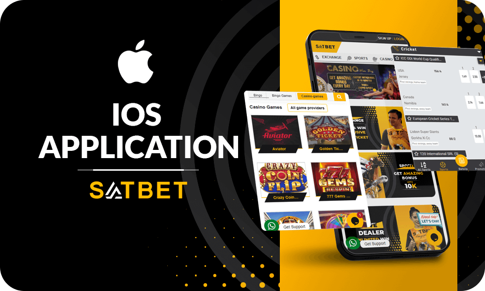 Satbet on iOS devices