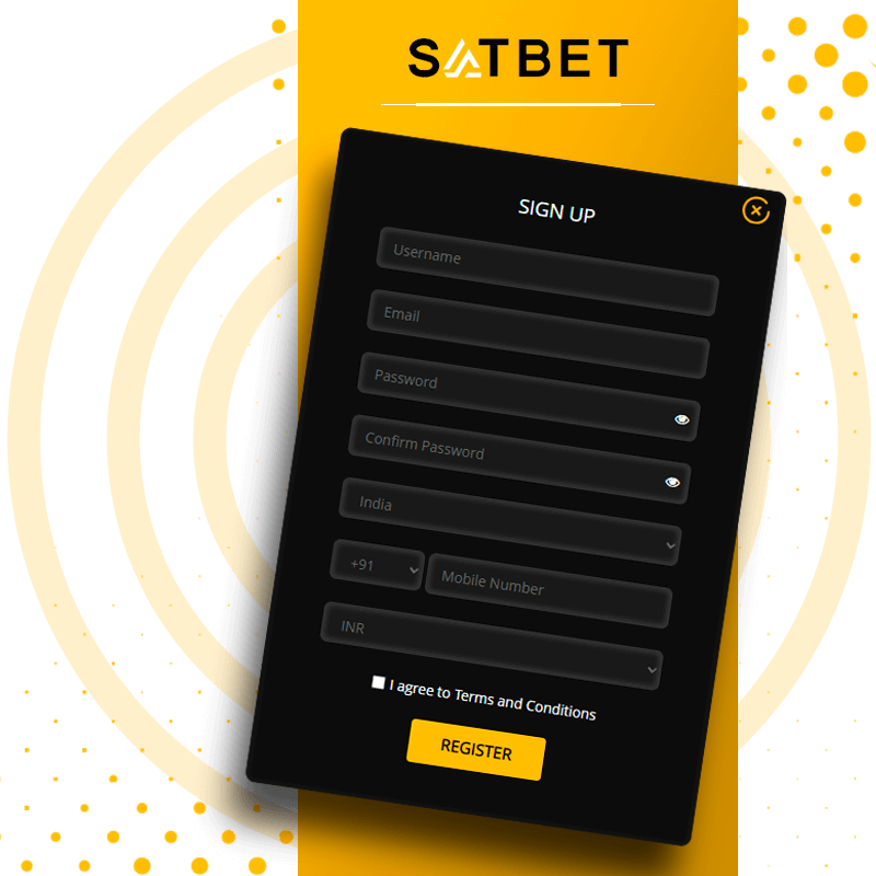 Satbet Sign up